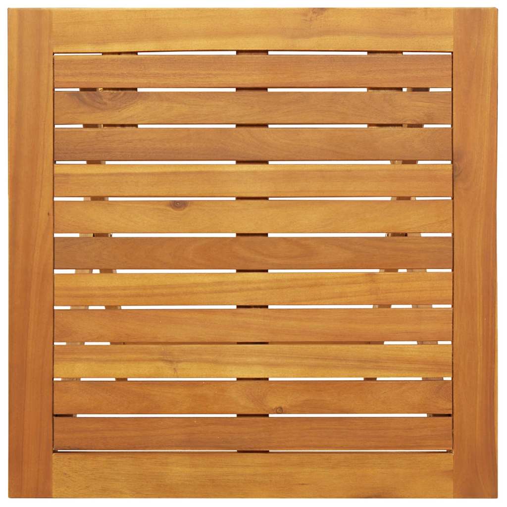Gartentisch Natur 60 x 60 x 72 cm Massivholz Akazie