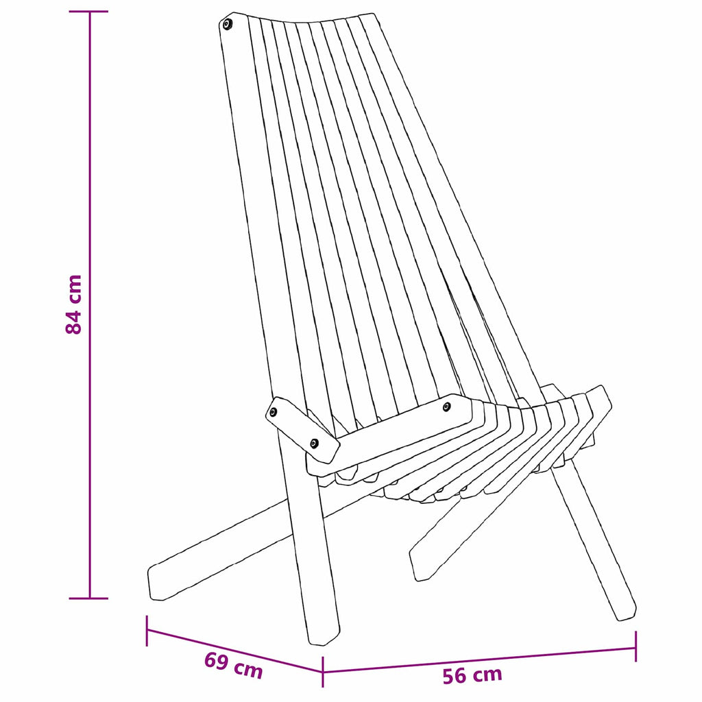 Stuhl 2 pcs Braun 69 x 56 x 84 cm Massivholz Akazie