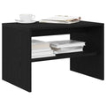 TV-Schrank Schwarz Eichen-Optik 60x40x40 cm Holzwerkstoff