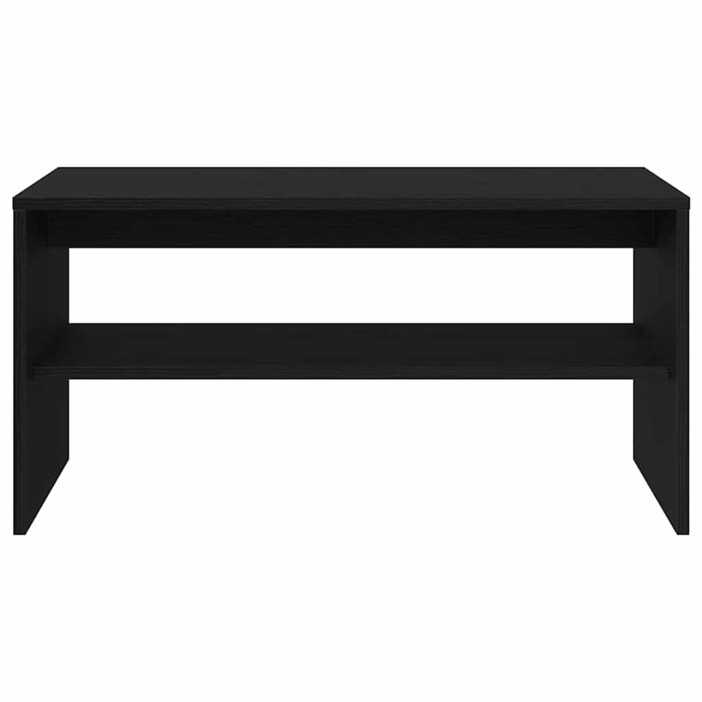 TV-Schrank Schwarz Eiche-Optik 80x40x40 cm Holzwerkstoff