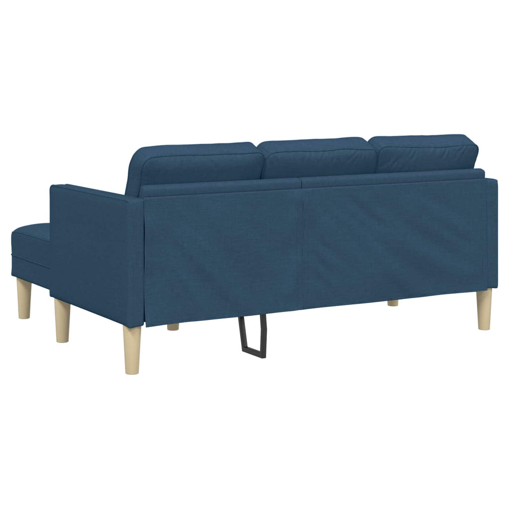 Sofa Set mit Kissen 2 pcs Blau Polyester
