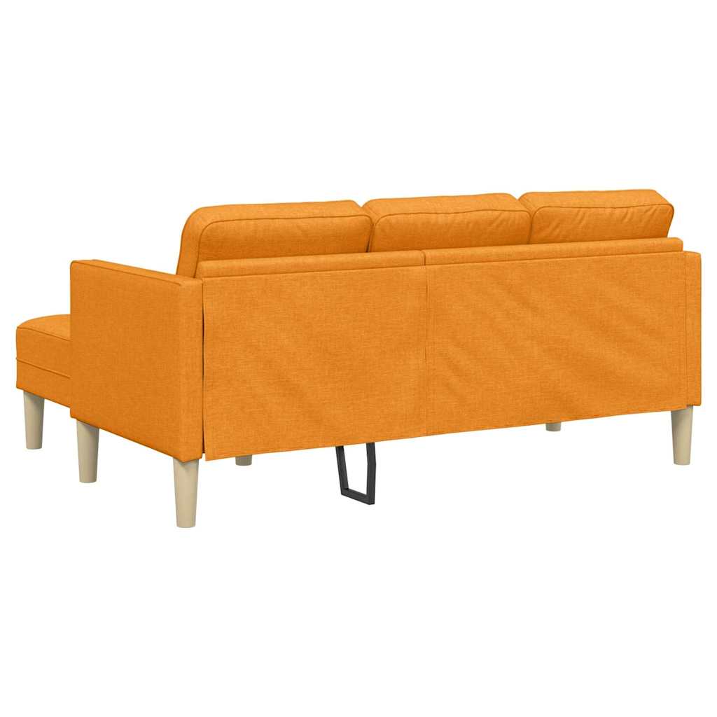 Sofa Set mit Kissen 2 pcs Dunkelgelb Polyester