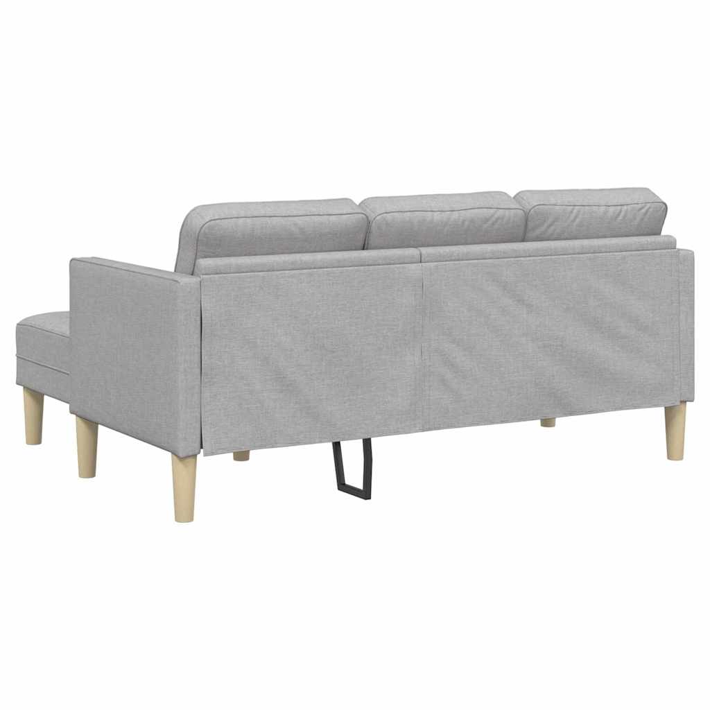 Sofa Set 2 pcs Wolkengrau 173 x 131 x 67 cm Polyester