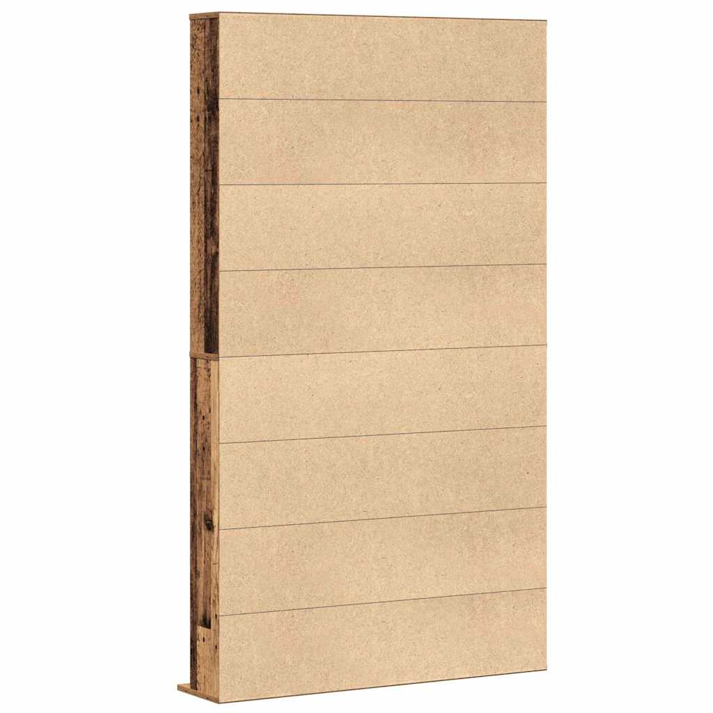 CD Regal mit Regal Altholz 101 x 23 x 177,5 cm Holzwerkstoff