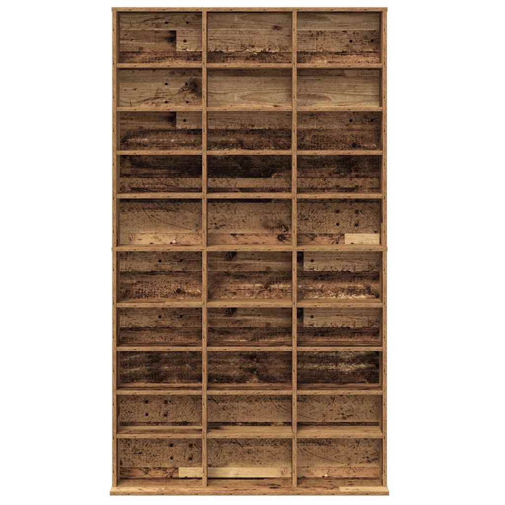 CD Regal mit Regal Altholz 101 x 23 x 177,5 cm Holzwerkstoff