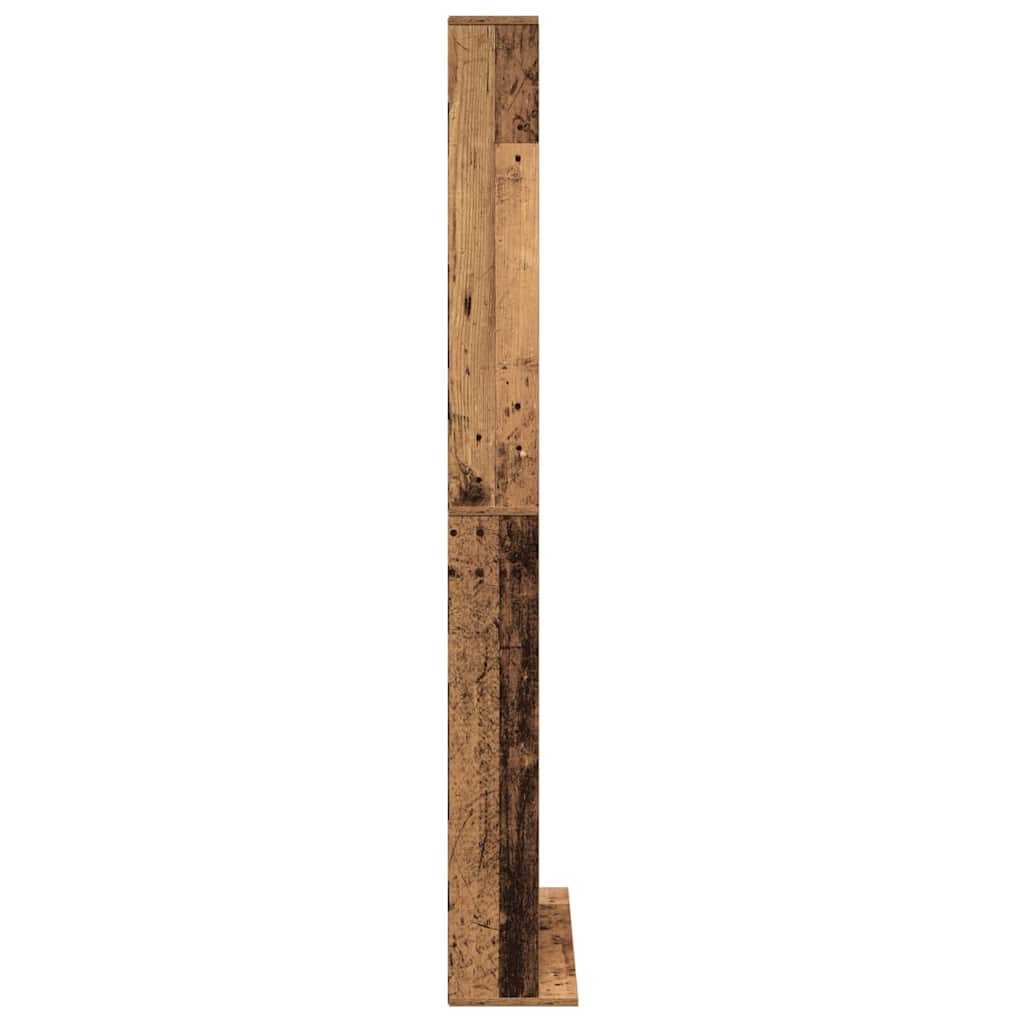 CD Regal mit Regal Altholz 101 x 23 x 177,5 cm Holzwerkstoff