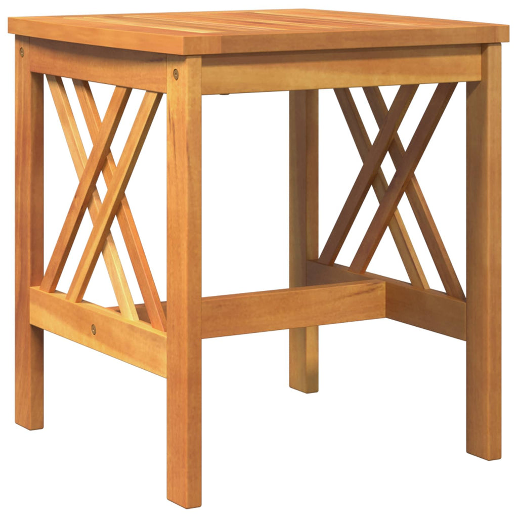 Beistelltisch Massivholz Akazie Öl-Natur 45 x 45 x 50 cm