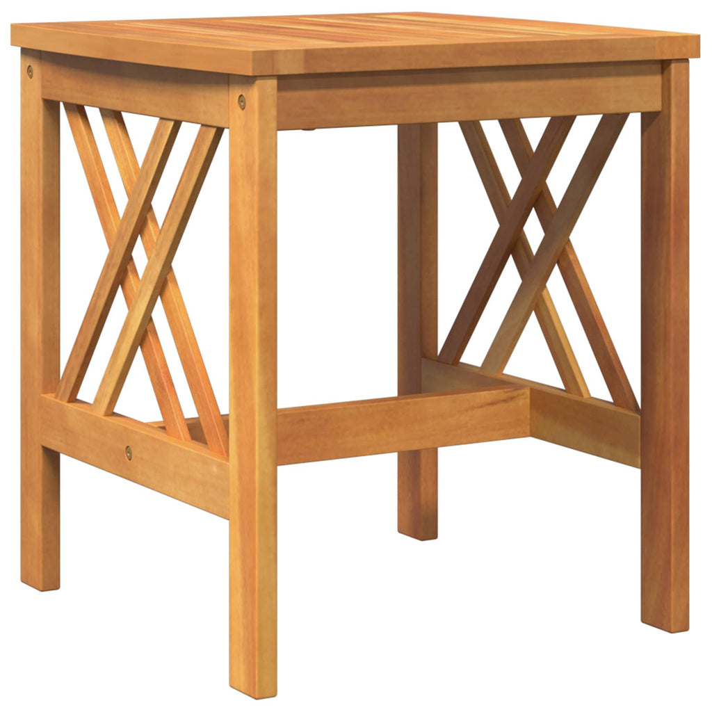 Beistelltisch Massivholz Akazie Öl-Natur 45 x 45 x 50 cm