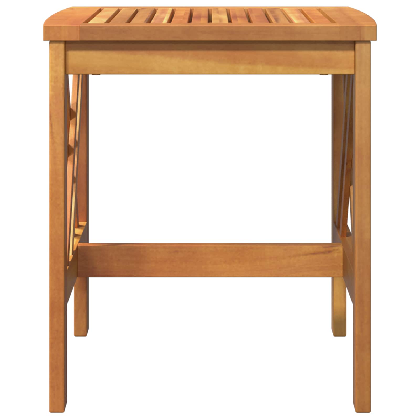 Beistelltisch Massivholz Akazie Öl-Natur 45 x 45 x 50 cm