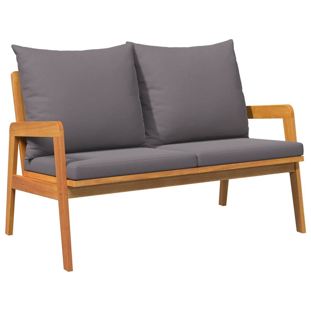 Bistrogarnitur mit Kissen 2 pcs Öl-Natur Massivholz Akazie