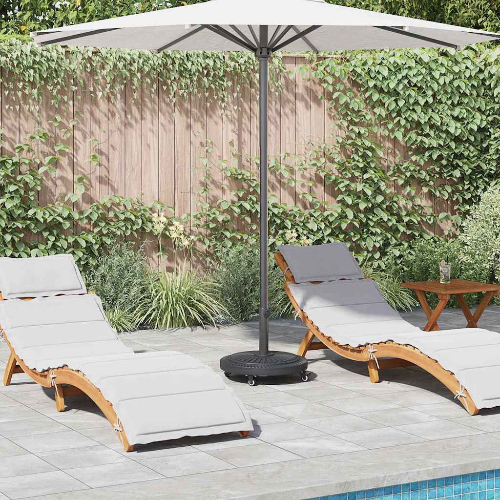 Sonnenschirmständer Art Deco Schwarz Ø 45 x 39.5 cm Eisen