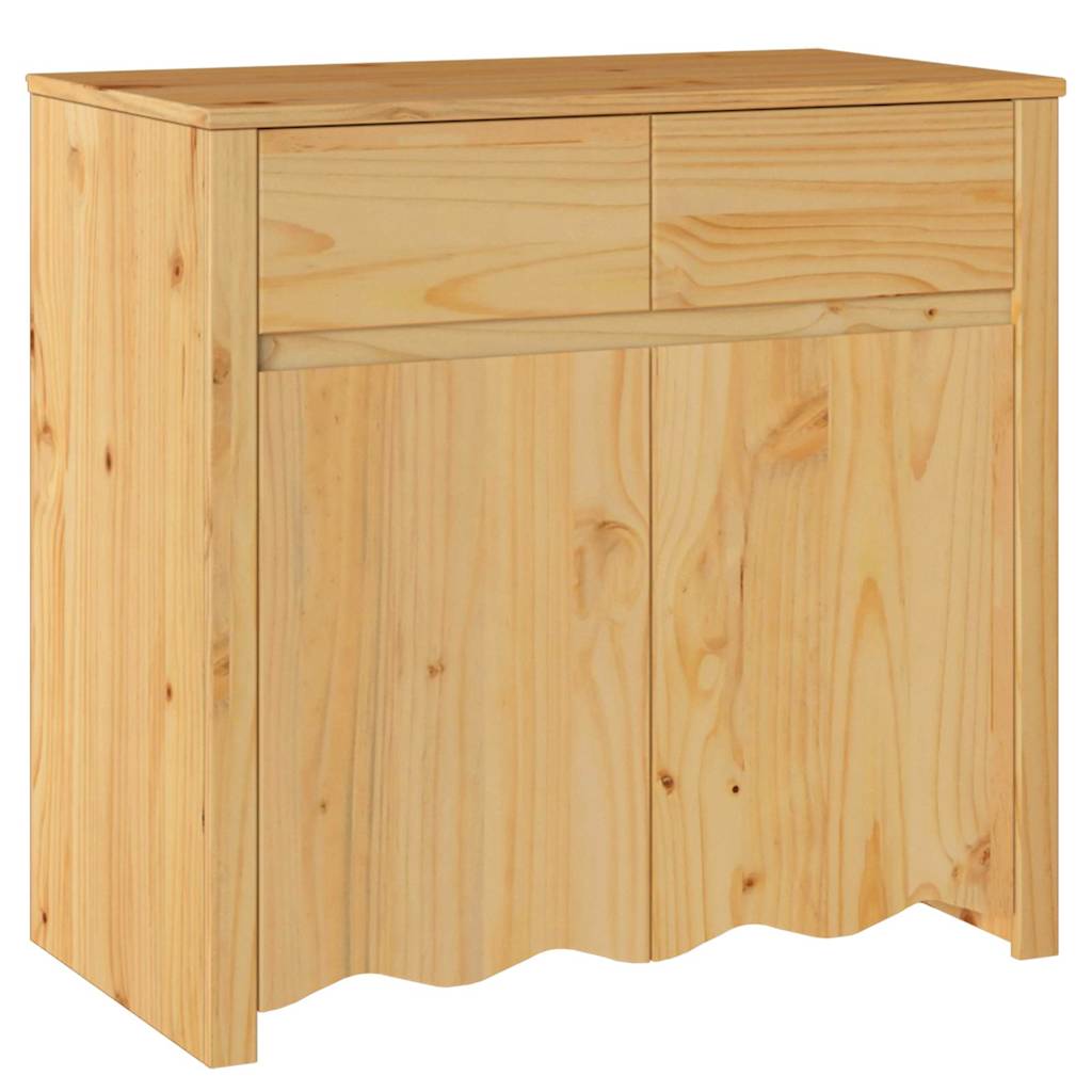 Sideboard Drammen Eiche 79 x 43 x 75,5 cm Massivholz Kiefer