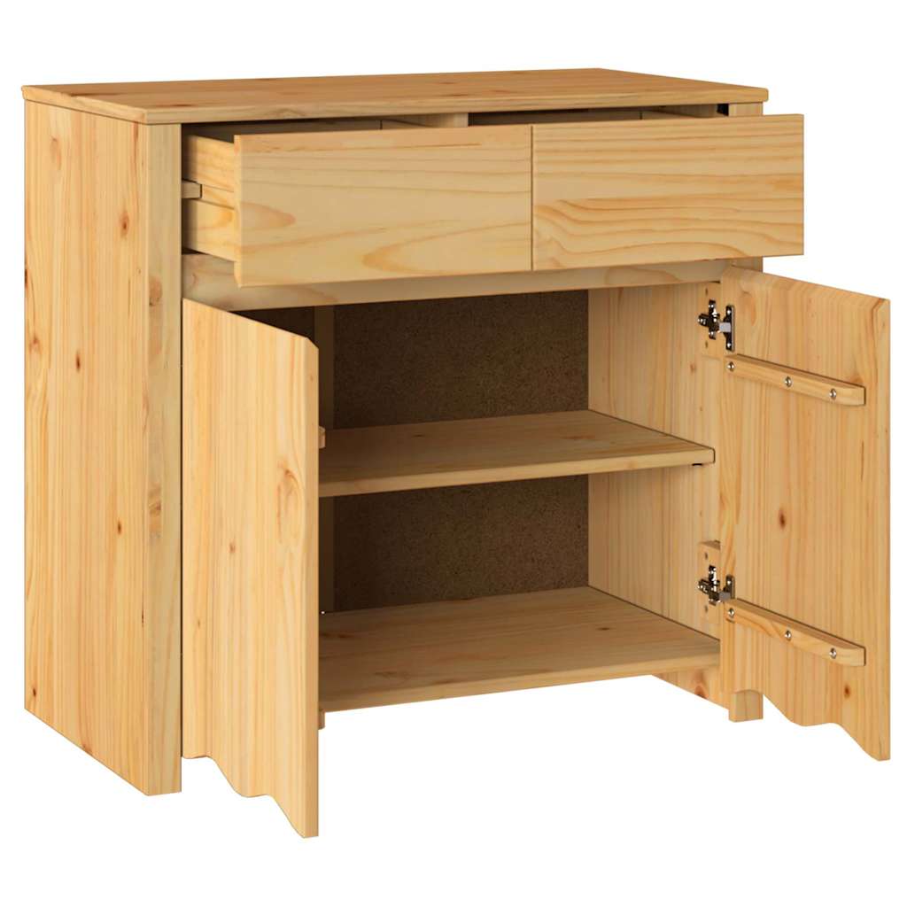 Sideboard Drammen Eiche 79 x 43 x 75,5 cm Massivholz Kiefer