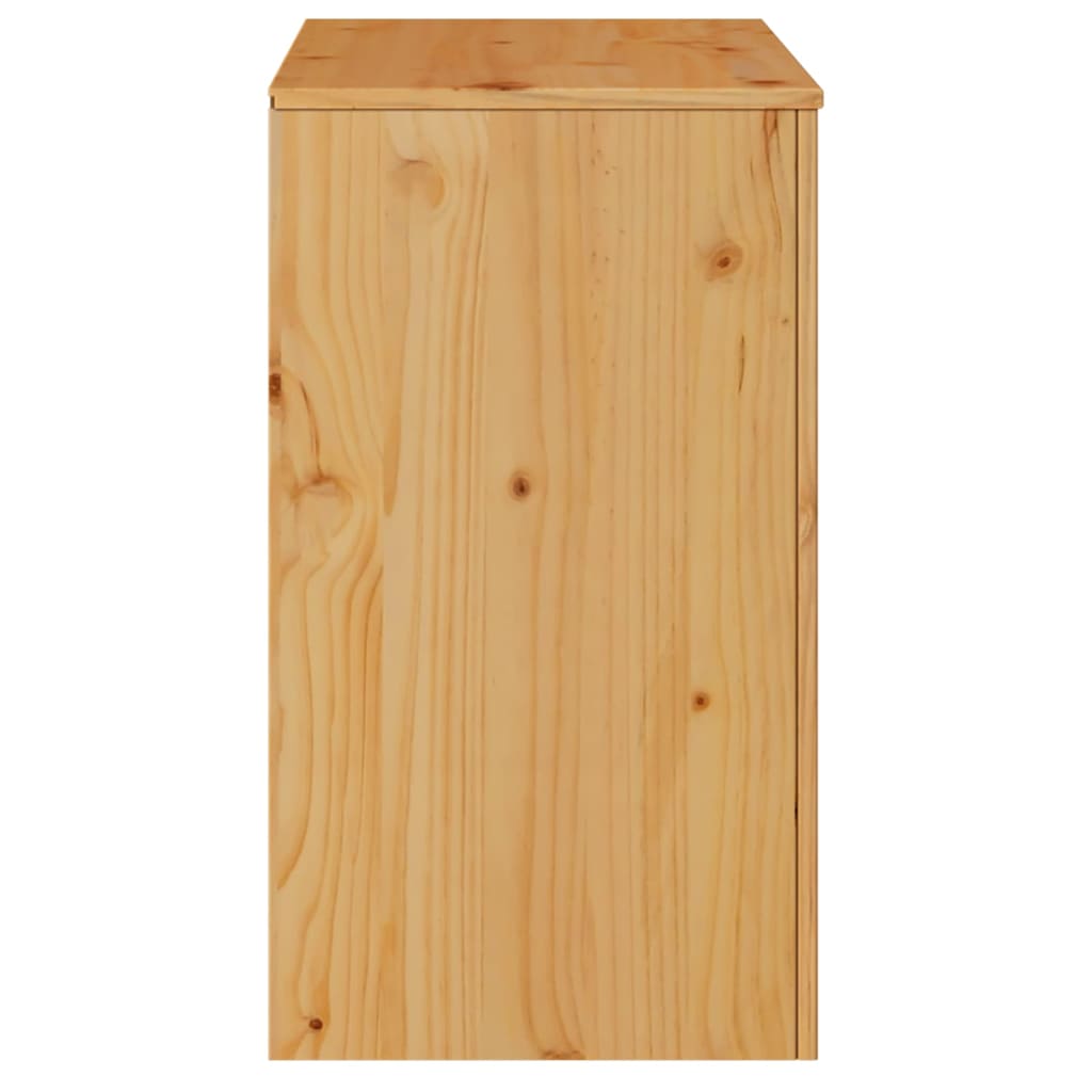 Sideboard Drammen Eiche 79 x 43 x 75,5 cm Massivholz Kiefer