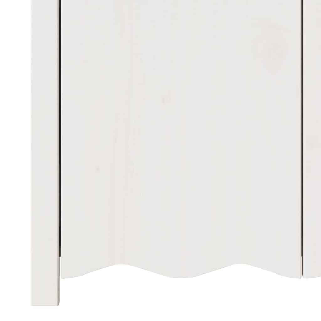 Sideboard Drammen Weiß 79 x 43 x 75,5 cm Massivholz Kiefer
