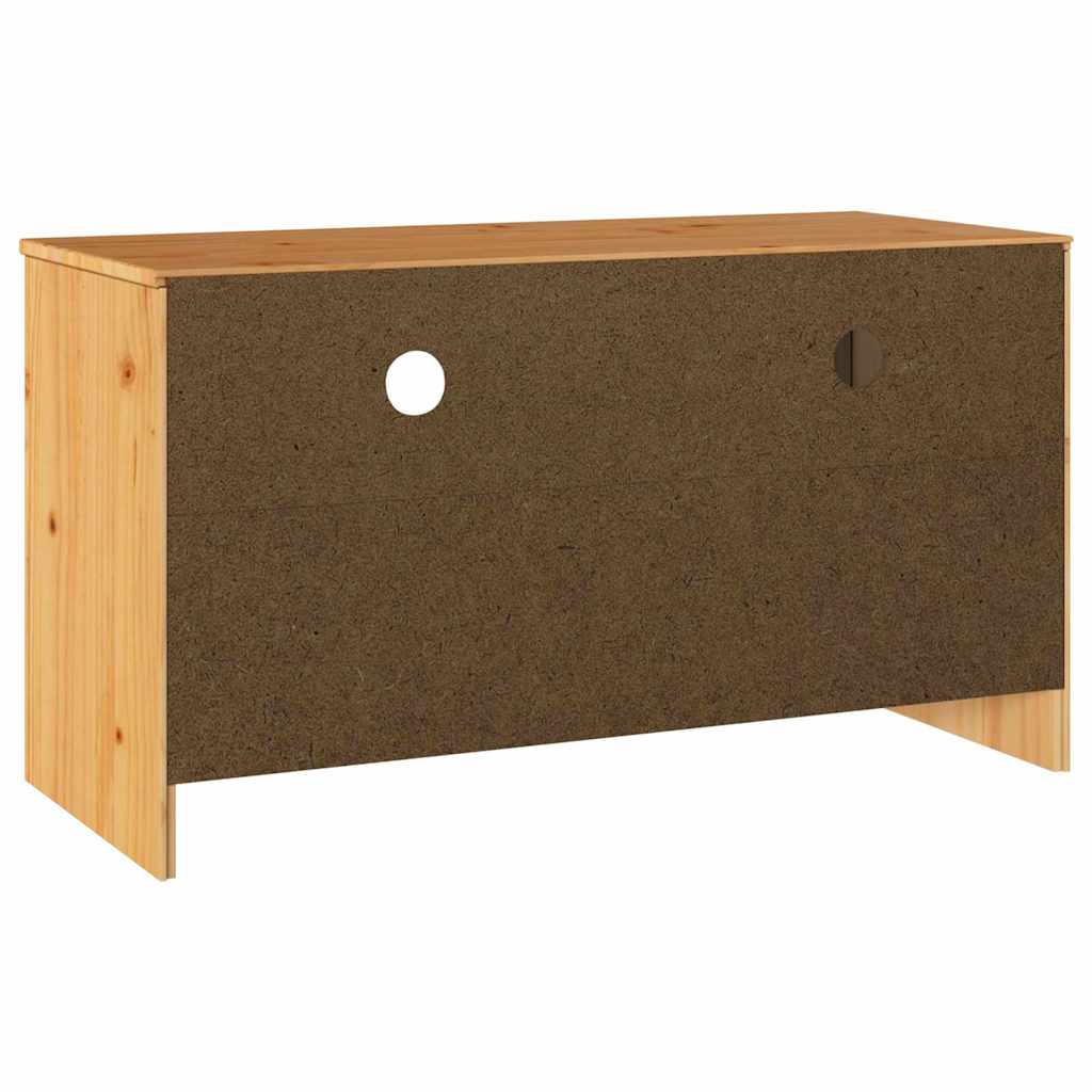 TV-Schränk Drammen Eiche 99 x 43 x 55 cm Massivholz Kiefer