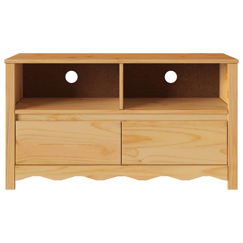 TV-Schränk Drammen Eiche 99 x 43 x 55 cm Massivholz Kiefer