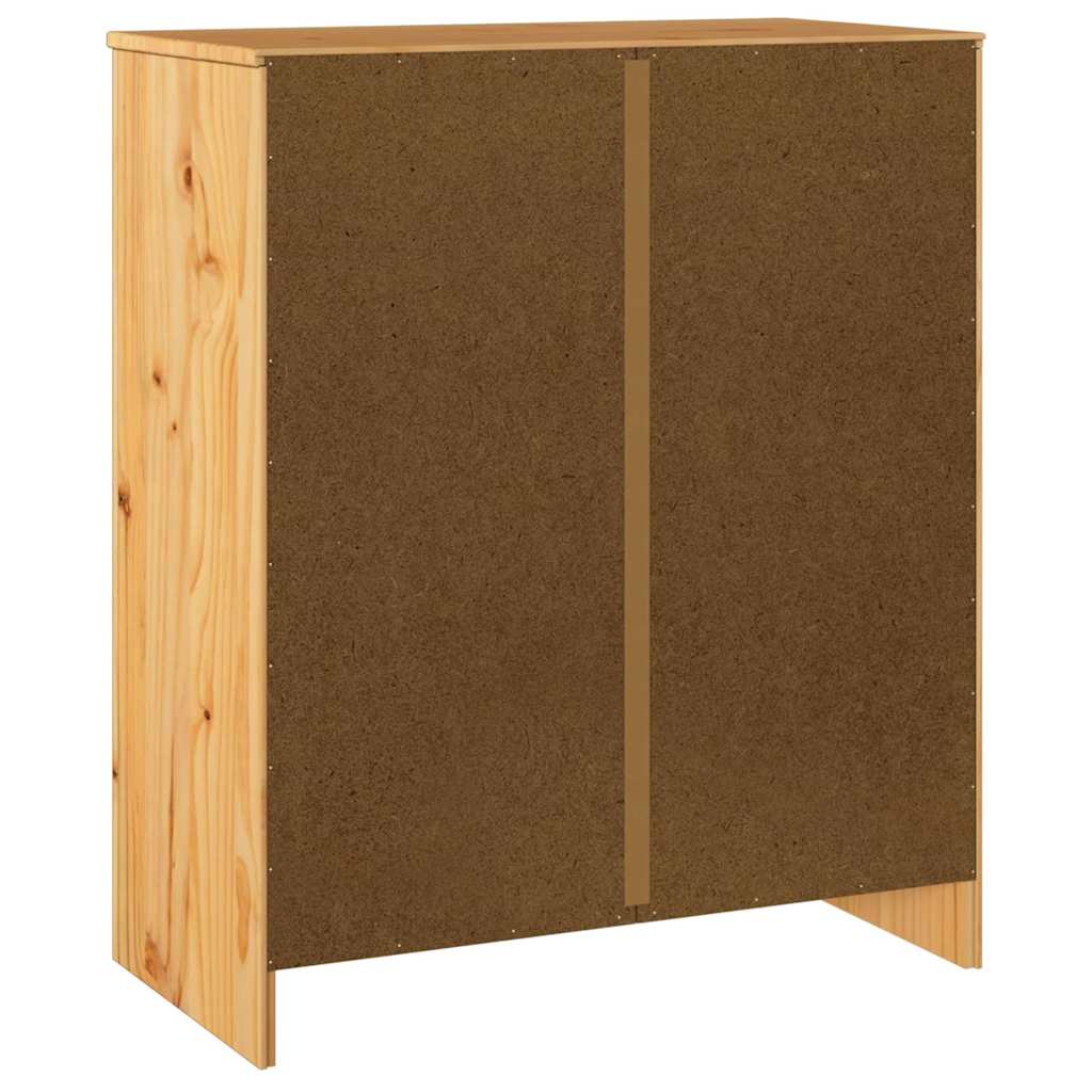 Kommode Drammen Eiche 76,5 x 40 x 91 cm Massivholz Kiefer
