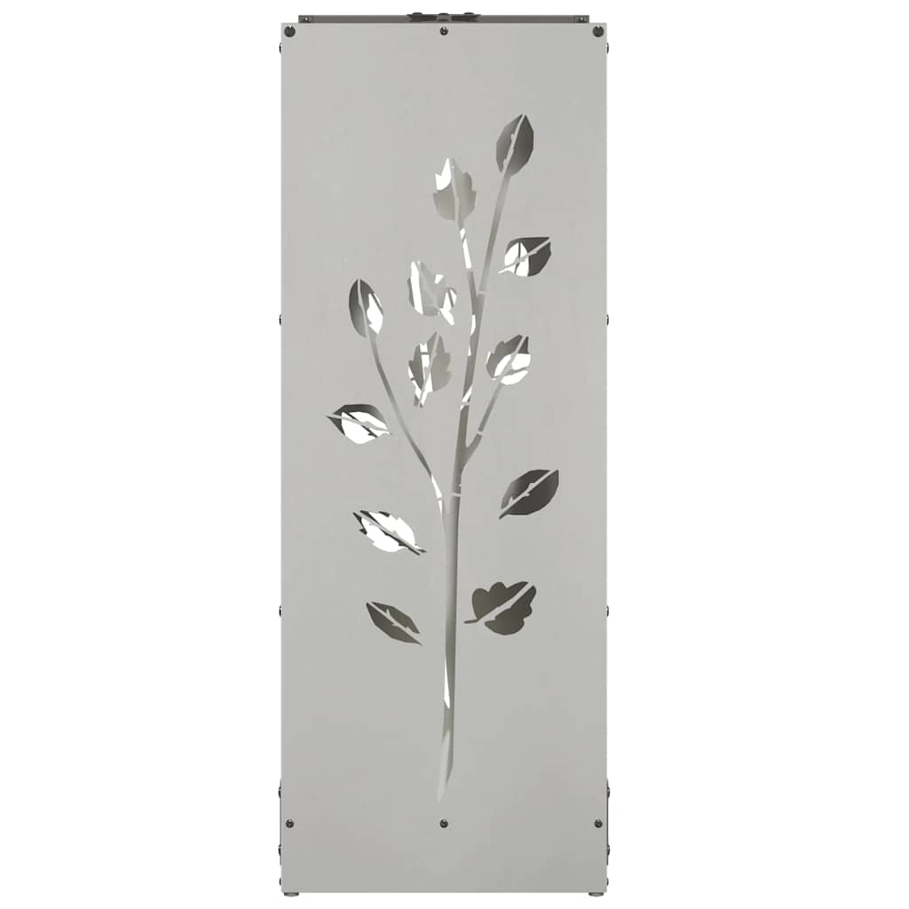 Brennholzregal 40x30x80 cm Edelstahl