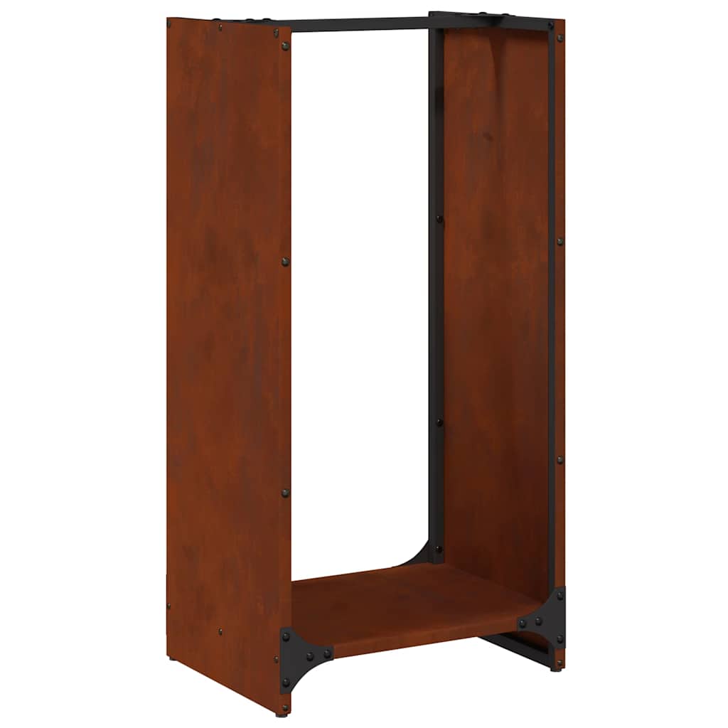 Brennholzregal 40x30x80 cm Wetterfester Stahl