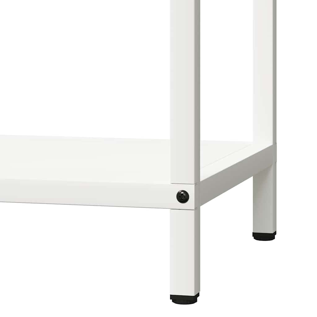 Brennholzregal Weiß 40x25x60 cm Kaltgewalzter Stahl