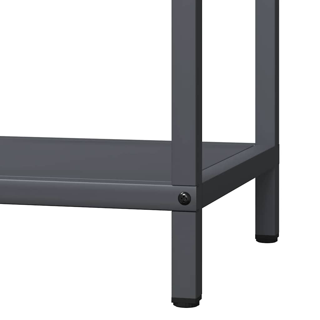 Brennholzregal Anthrazit 40x25x90 cm Kaltgewalzter Stahl