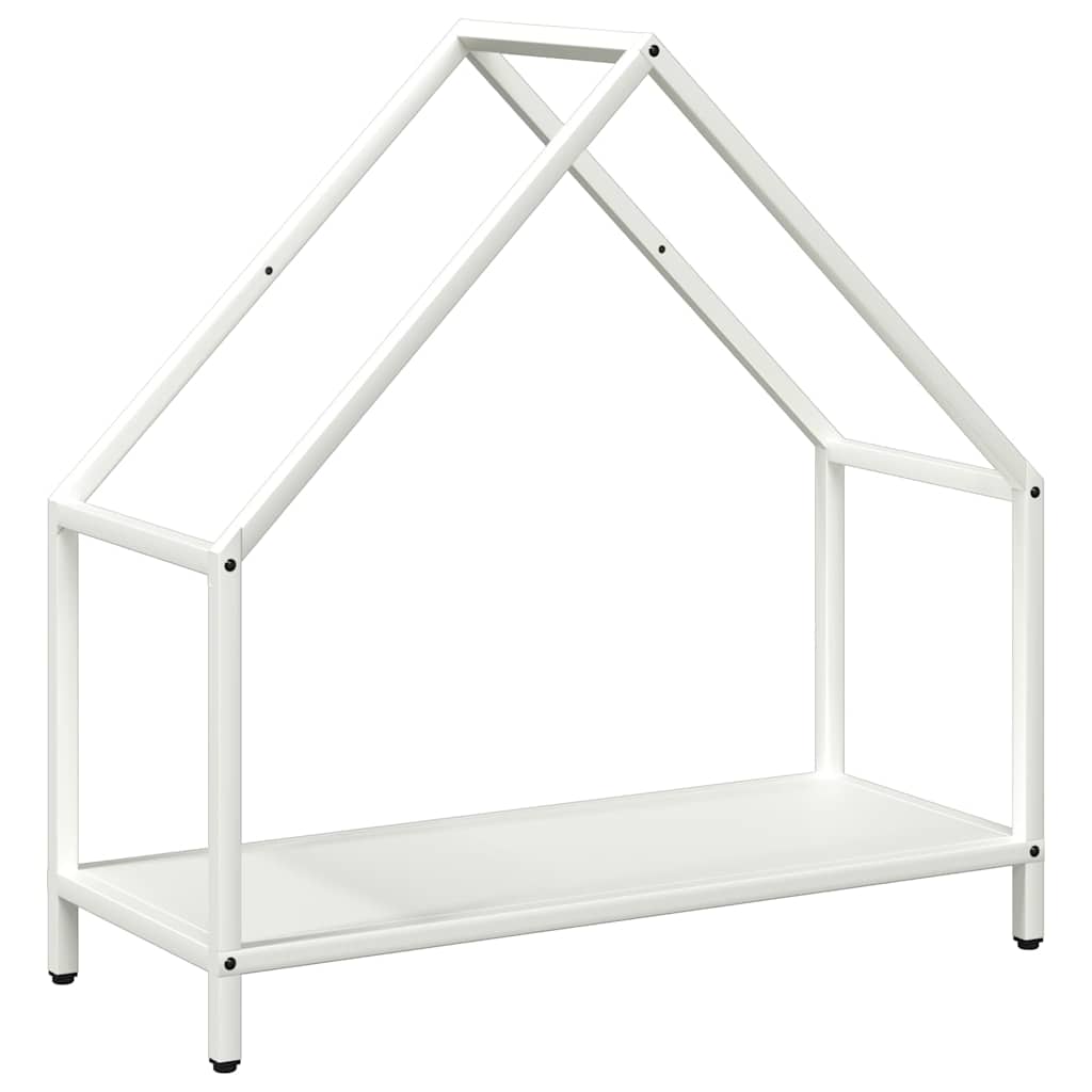 Brennholzregal Weiß 60x25x60 cm Kaltgewalzter Stahl