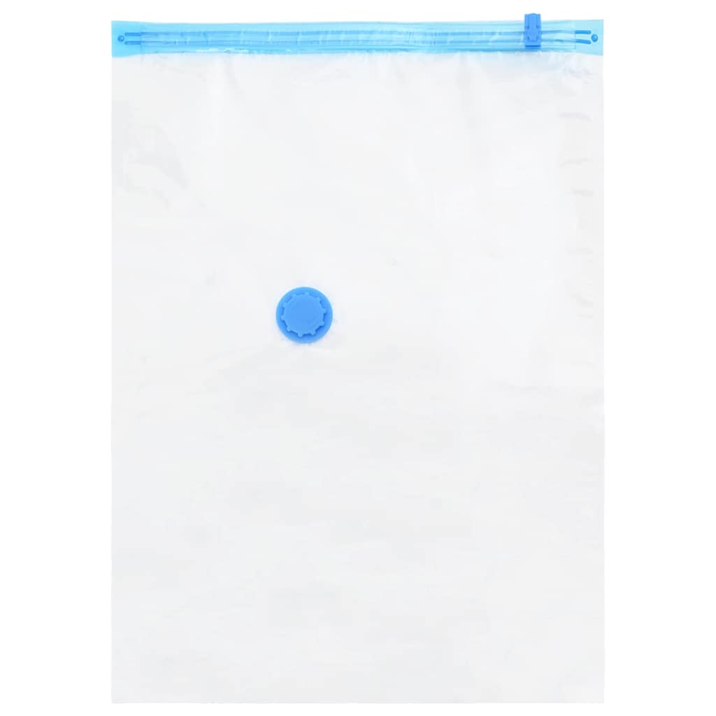 Aufbewahrungstaschen 20 pcs Transparent und Blau 70 x 50 cm