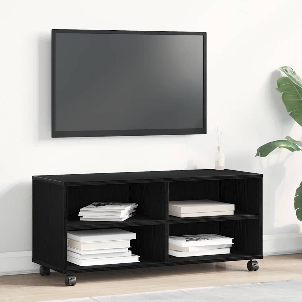 TV-Schränk Schwarz 90 x 35 x 40,5 cm Holzwerkstoff