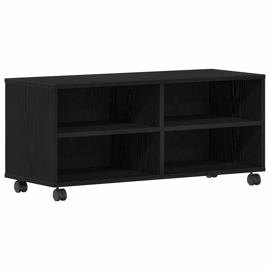 TV-Schränk Schwarz 90 x 35 x 40,5 cm Holzwerkstoff