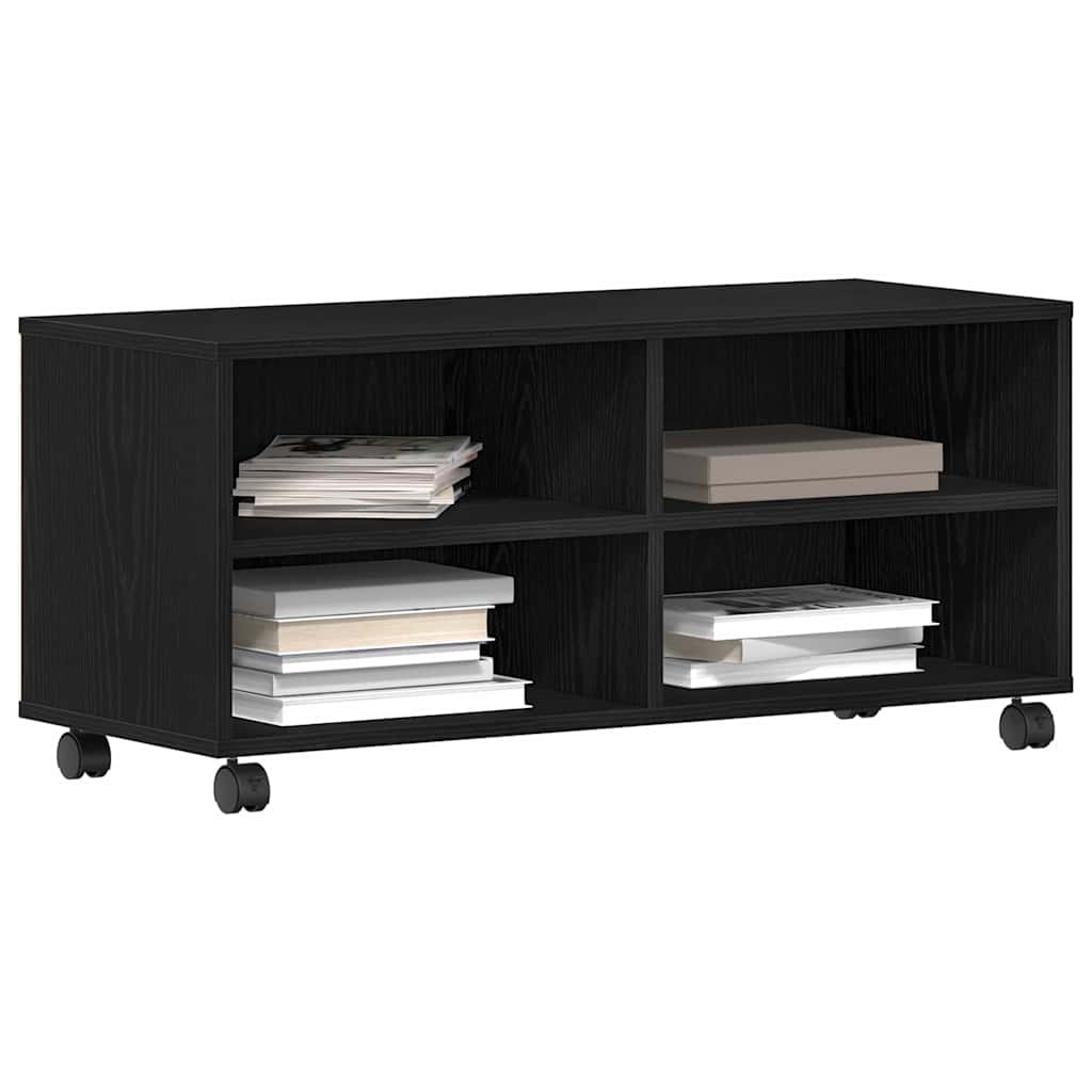 TV-Schränk Schwarz 90 x 35 x 40,5 cm Holzwerkstoff