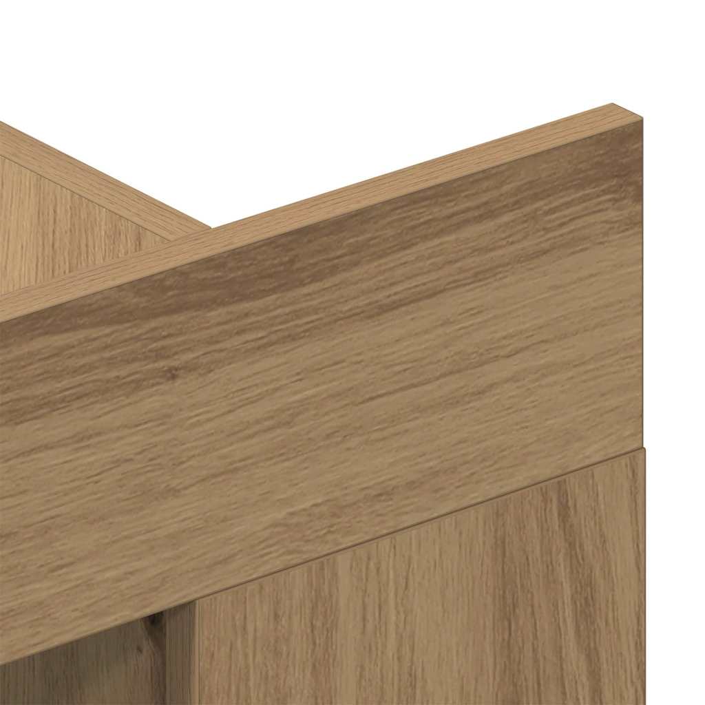 TV-Schränk Artisan-Eiche 152 x 22 x 113 cm Holzwerkstoff