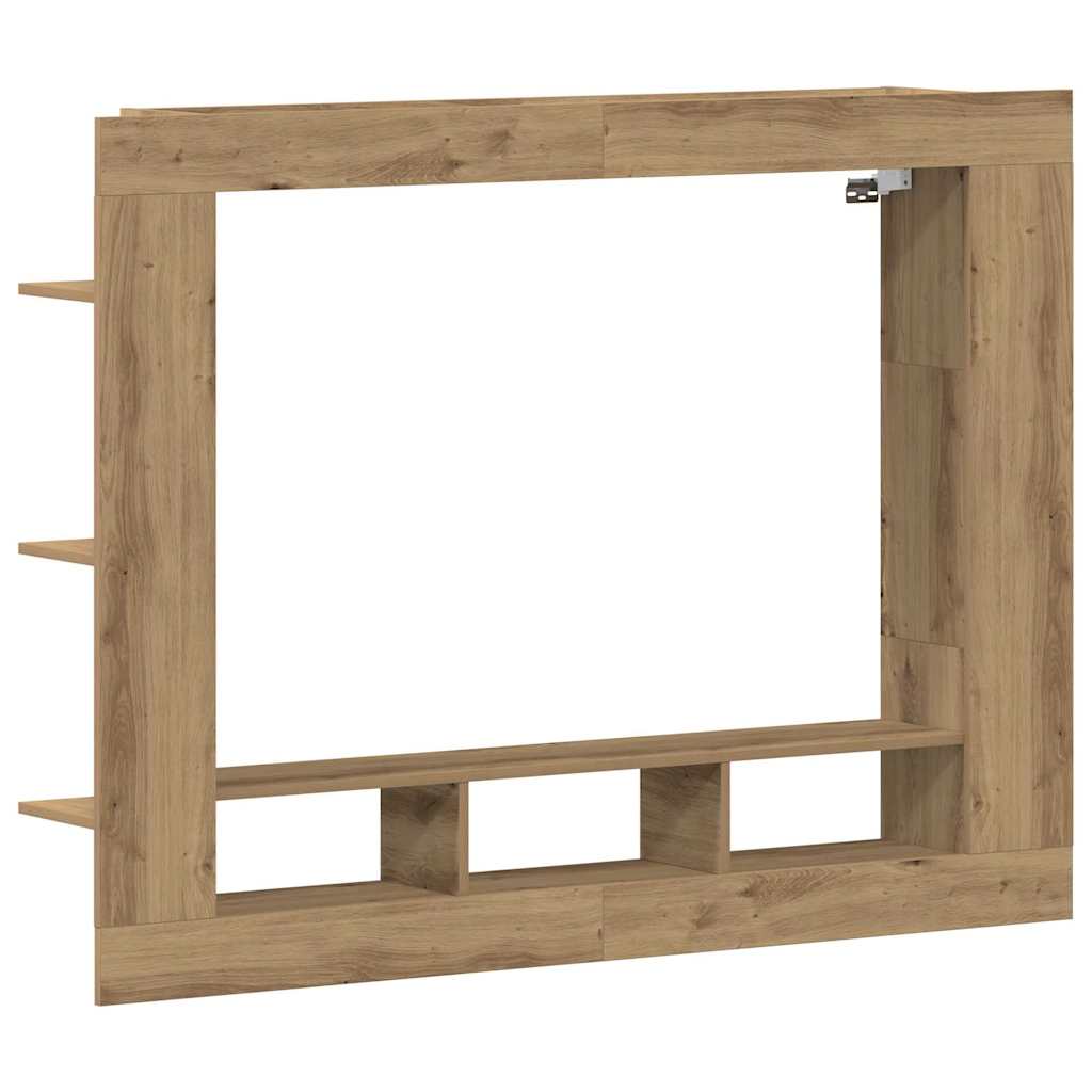 TV-Schränk Artisan-Eiche 152 x 22 x 113 cm Holzwerkstoff
