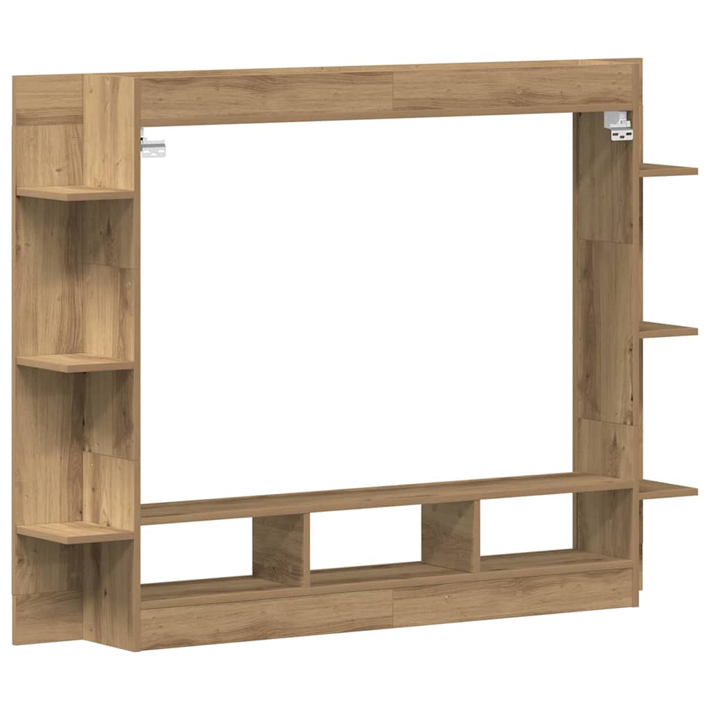 TV-Schränk Artisan-Eiche 152 x 22 x 113 cm Holzwerkstoff