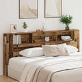 Kopfteil Schrank Altholz 220 x 18,5 x 102,5 cm Holzwerkstoff