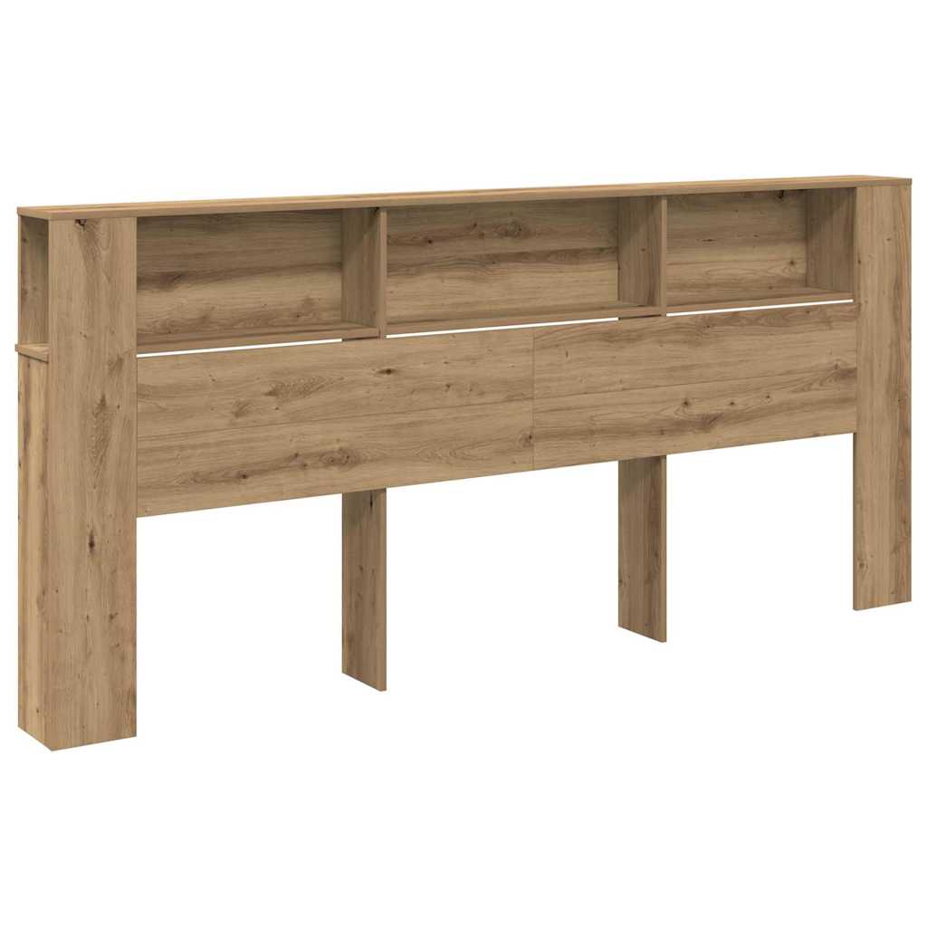 Kopfteil Schrank mit Regal Artisan-Eiche 220 x 18,5 x 102,5 cm