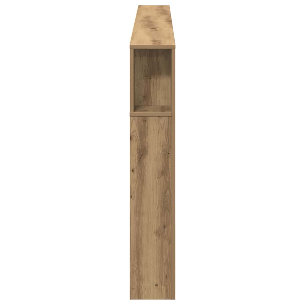 Kopfteil Schrank mit Regal Artisan-Eiche 220 x 18,5 x 102,5 cm