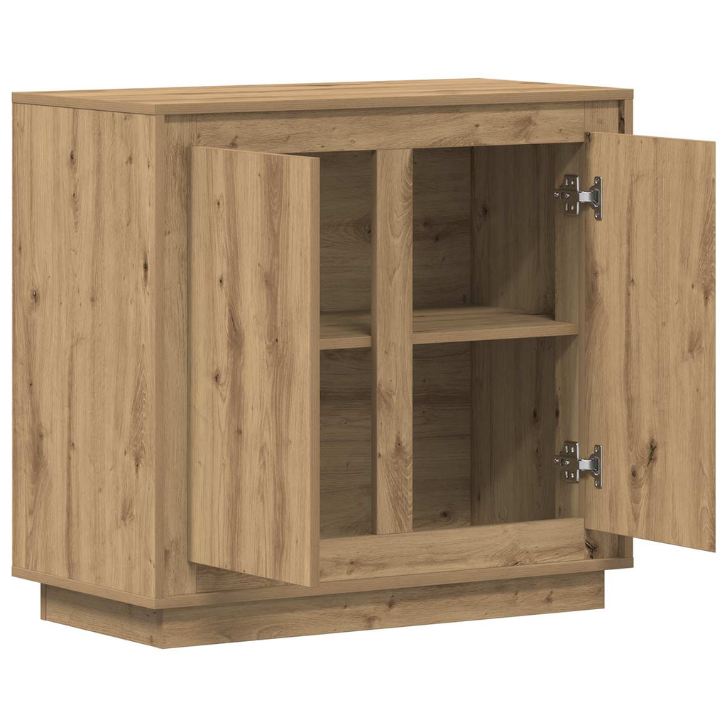 Sideboard Artisan-Eiche 80 x 40 x 75 cm Holzwerkstoff