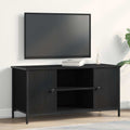 TV-Schränk Schwarz Eichen-Optik 100 x 40 x 50 cm Holzwerkstoff