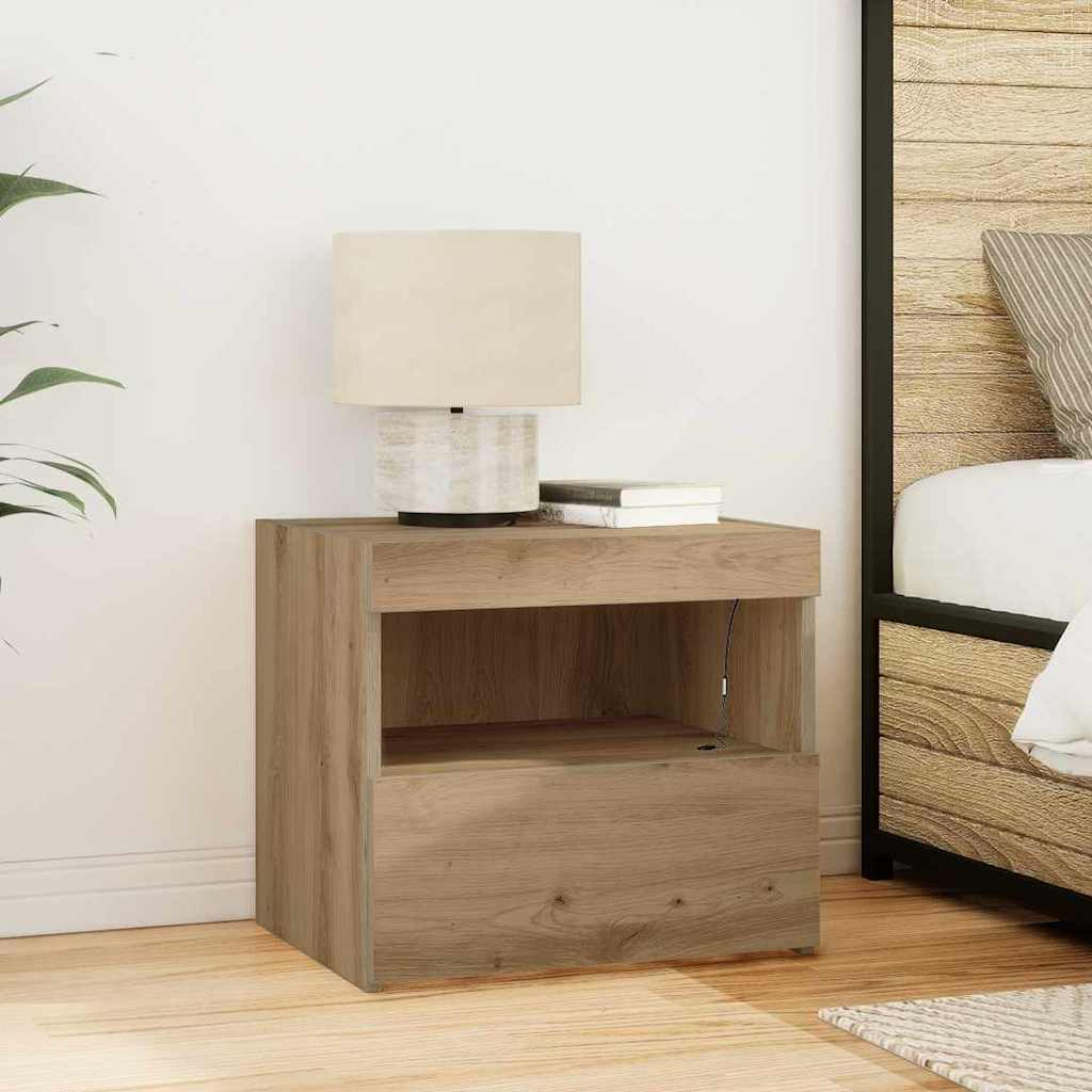 Nachttisch Artisan-Eiche 50 x 40 x 45 cm Holzwerkstoff