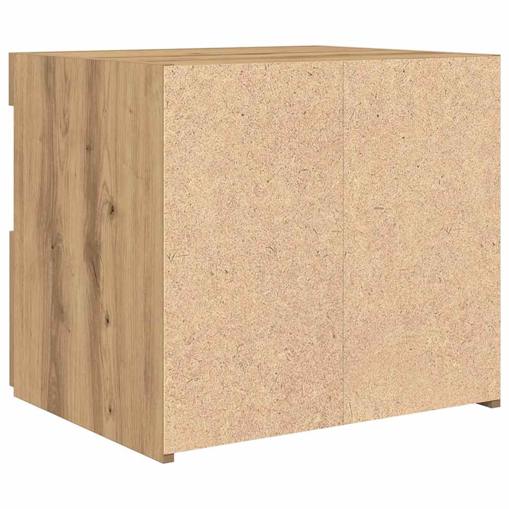 Nachttisch 2 pcs Artisan-Eiche 50 x 40 x 45 cm Holzwerkstoff