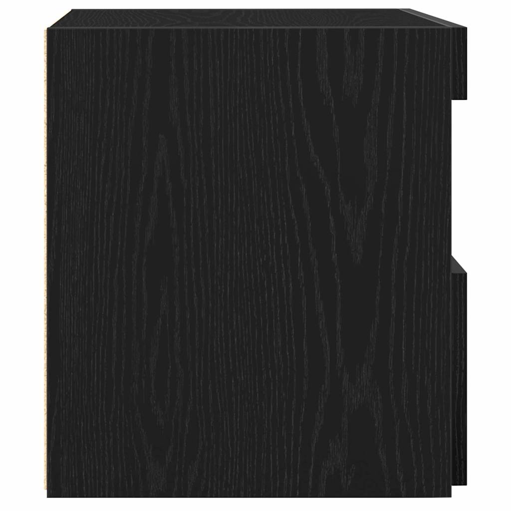 Nachttisch Schwarz Eichen-Optik 50 x 40 x 45 cm Holzwerkstoff