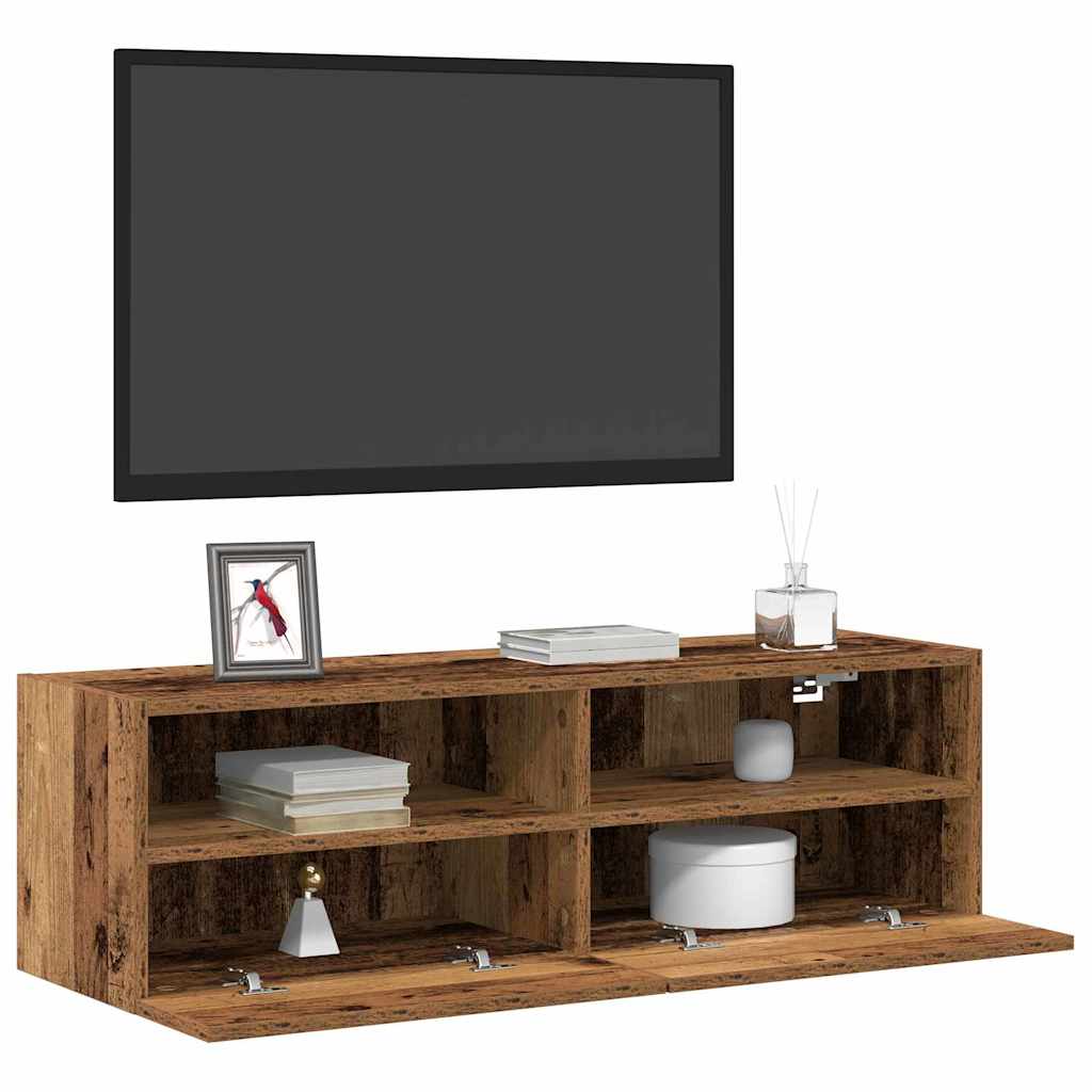TV-Wandschrank Altholz 100 x 30 x 30 cm Holzwerkstoff