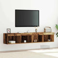 TV-Schrankset 2 pcs Altholz 80 x 30 x 30 cm Holzwerkstoff