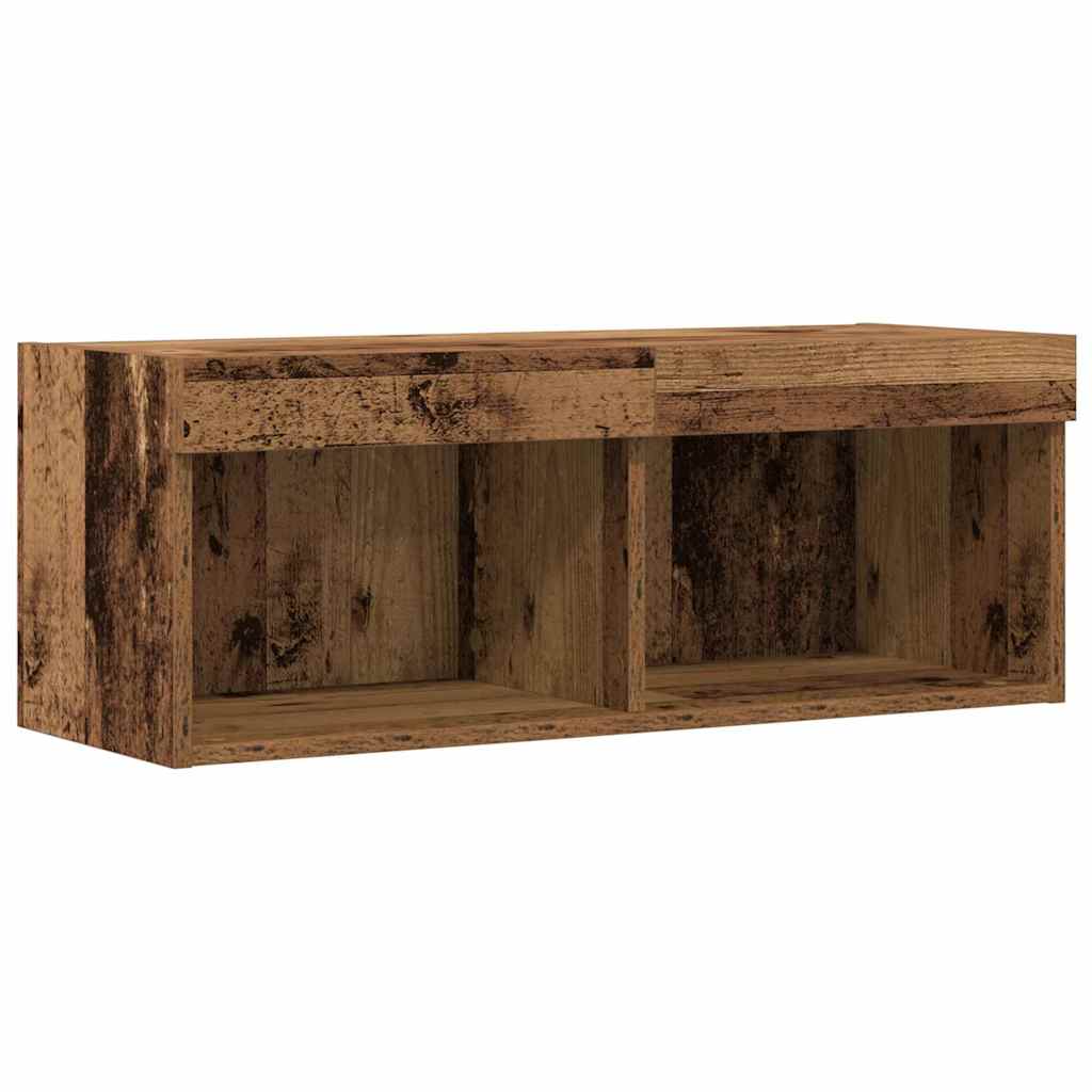 TV-Schrankset 2 pcs Altholz 80 x 30 x 30 cm Holzwerkstoff