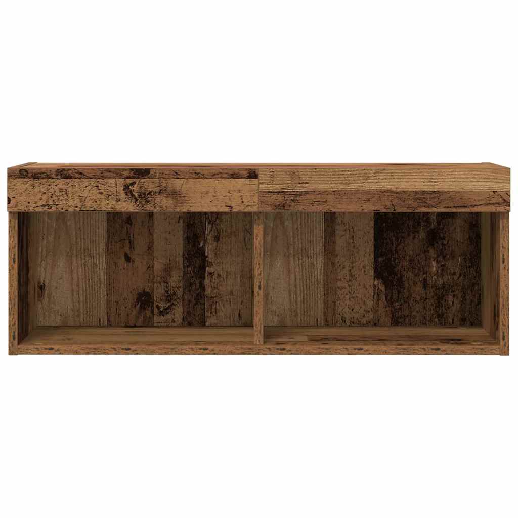 TV-Schrankset 2 pcs Altholz 80 x 30 x 30 cm Holzwerkstoff