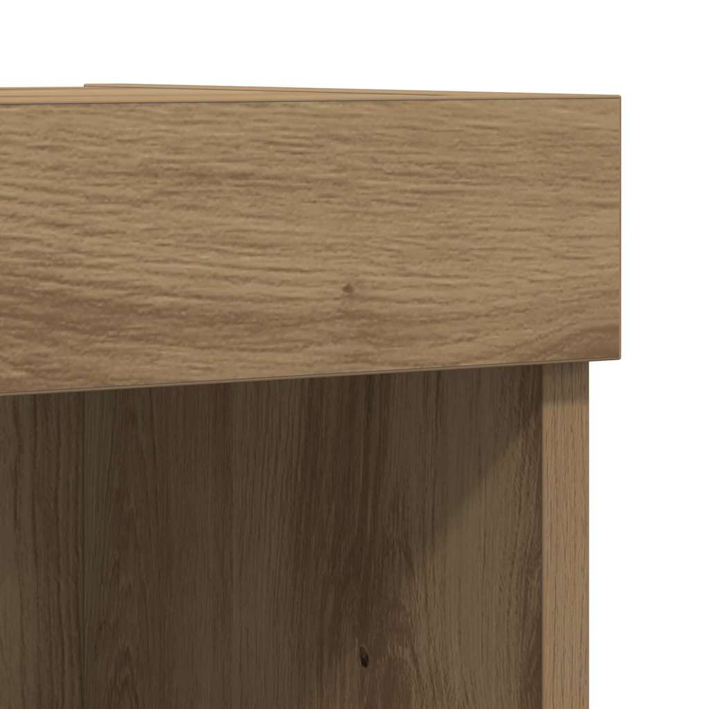 TV-Schrankset 2 pcs Artisan-Eiche 80 x 30 x 30 cm Holzwerkstoff