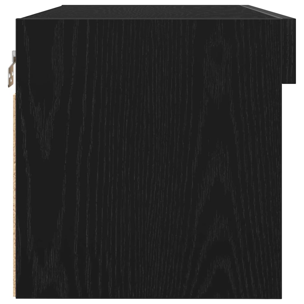 TV-Schrankset 2 pcs Schwarz Eichen-Optik 80 x 30 x 30 cm
