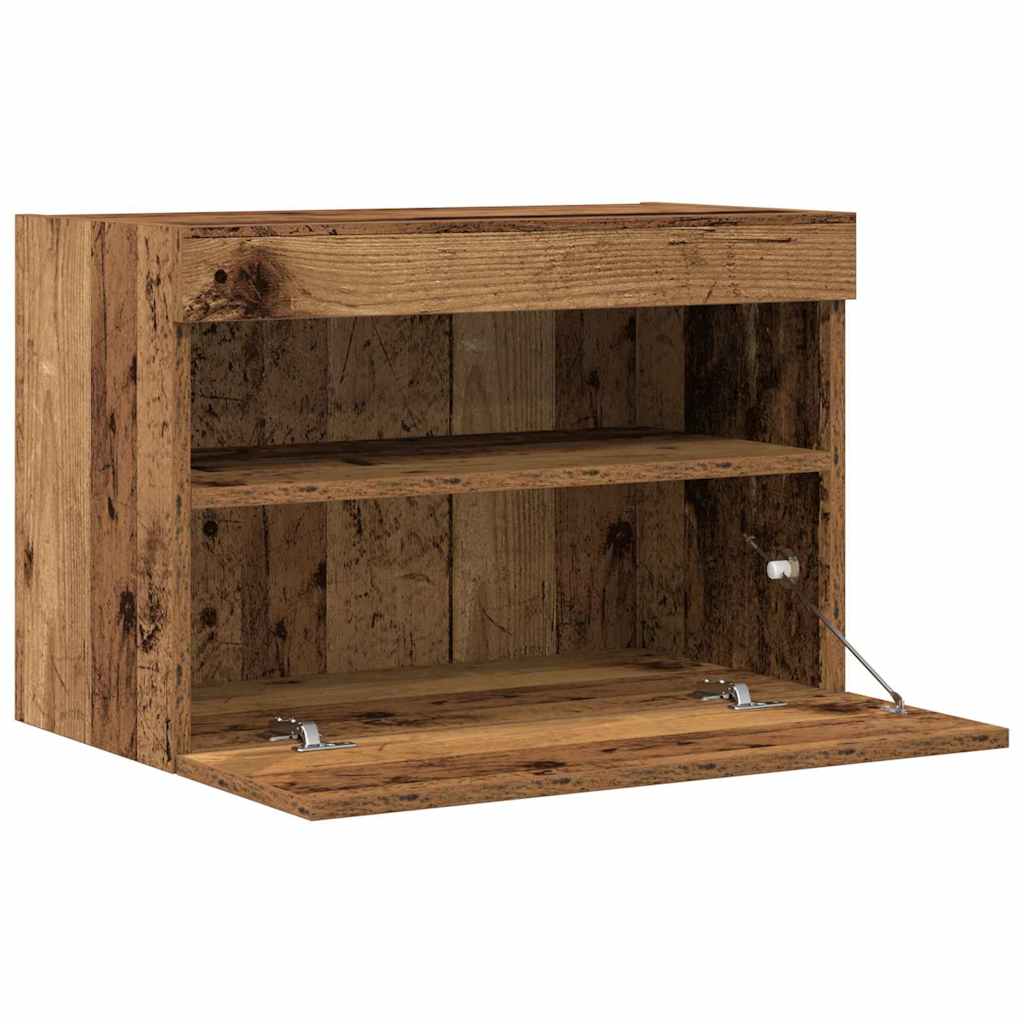 TV-Wandschrank 2 pcs Altholz 60 x 30 x 40 cm Holzwerkstoff