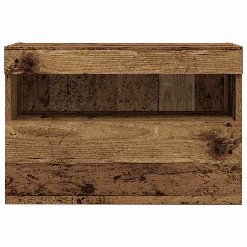 TV-Wandschrank 2 pcs Altholz 60 x 30 x 40 cm Holzwerkstoff